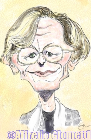 Emma Bonino caricatura caricature portrait