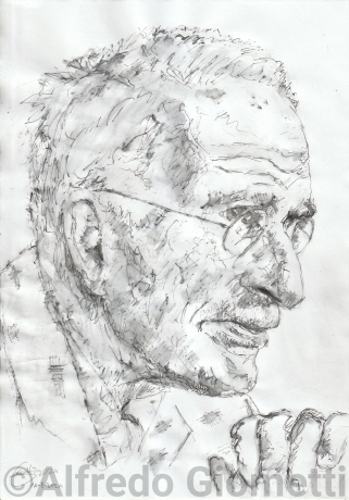 Carl Gustav Jung caricatura caricature portrait