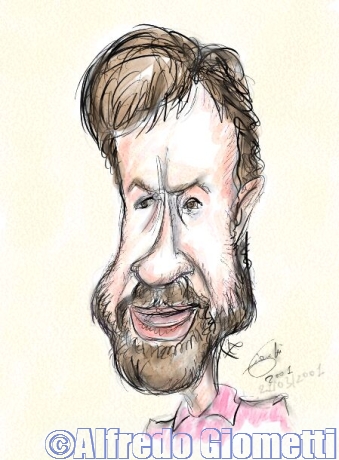 Chuck Norris caricatura caricature portrait