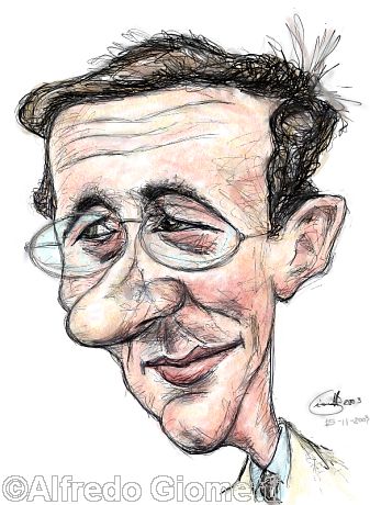 Gianfranco Fini caricatura caricature portrait