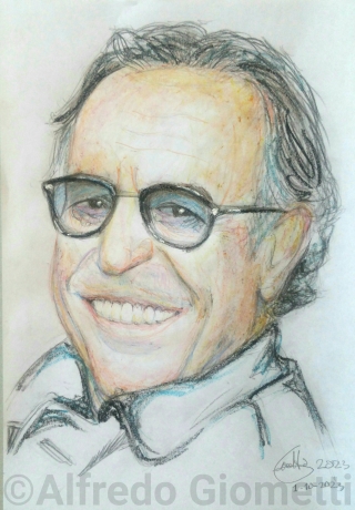 Franco Califano caricatura caricature portrait