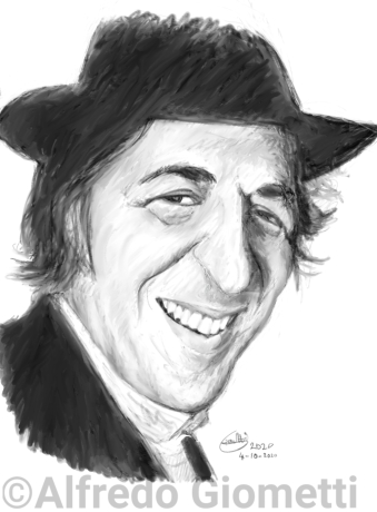 Giorgio Gaber caricatura caricature portrait
