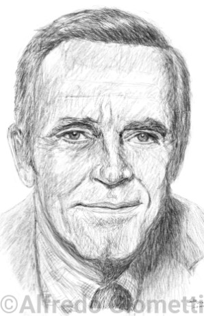 Henry Fonda caricatura caricature portrait