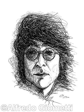 John Lennon caricatura caricature portrait
