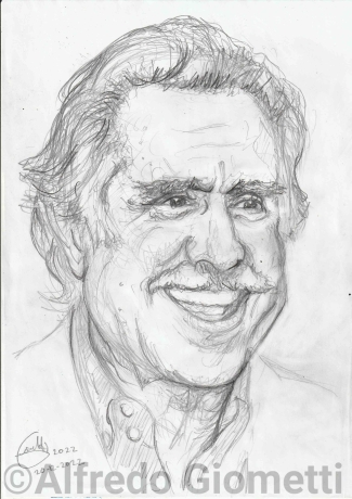 Lando Buzzanca caricatura caricature portrait