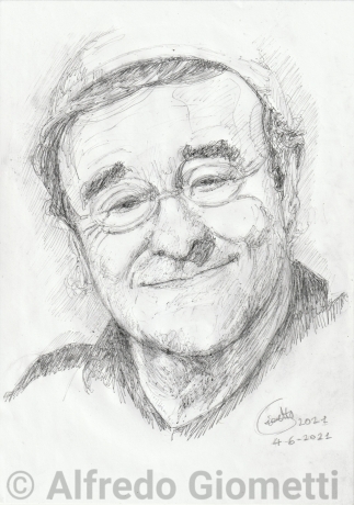 Lucio Dalla caricatura caricature portrait