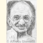 Ritratto di Mahatma Gandhi - clicca per ingrandire