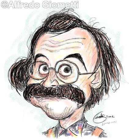 Maurizio Nichetti caricatura caricature portrait