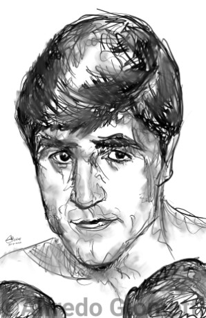 Nino Benvenuti caricatura caricature portrait