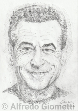 Robert De Niro caricatura caricature portrait