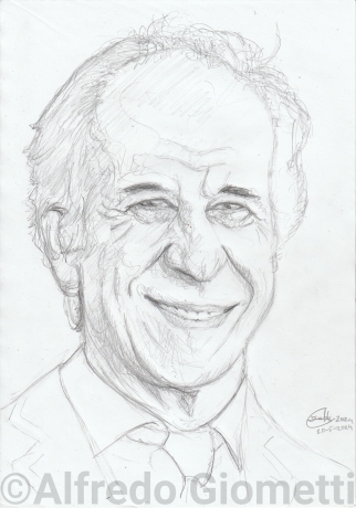 Toni Servillo caricatura caricature portrait