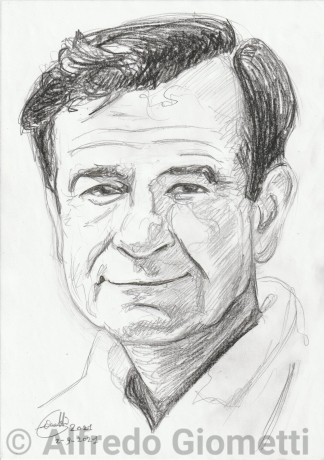 Walter Matthau caricatura caricature portrait