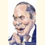 Caricatura di Bruno Vespa ( Bruno Vespa Caricature ) - Alfredo Giometti - Human Made Art (No AI)- clicca per ingrandire