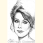 Ritratto di Catherine Deneuve ( Catherine Deneuve Portrait ) - Alfredo Giometti - Human Made Art (No AI)- clicca per ingrandire