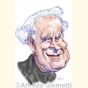 Caricatura di Michele Santoro ( Michele Santoro Caricature ) - Alfredo Giometti - Human Made Art (No AI)- clicca per ingrandire