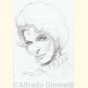 Ritratto di Ornella Vanoni ( Ornella Vanoni Portrait ) - Alfredo Giometti - Human Made Art (No AI)- clicca per ingrandire