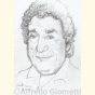 Ritratto di Tony Dallara ( Tony Dallara Portrait ) - Alfredo Giometti - Human Made Art (No AI)- clicca per ingrandire